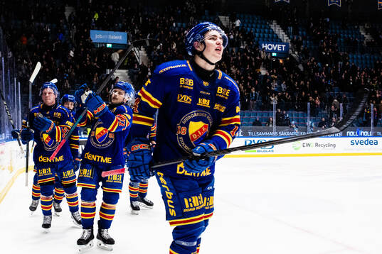Djurgårdens Anton Frondell jublar