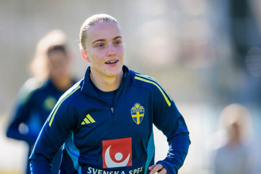 Anna Sandberg of the women's national football team of