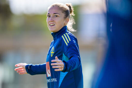 Filippa Angeldahl of the women's national football team of