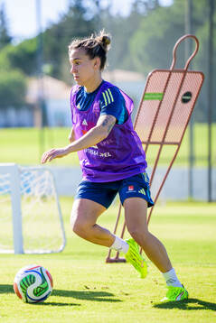 Julia Zigiotti Olme of the women's national football team
