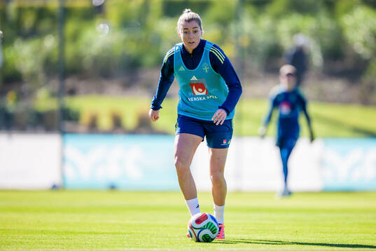 Linda Sembrant of the women's national football team of