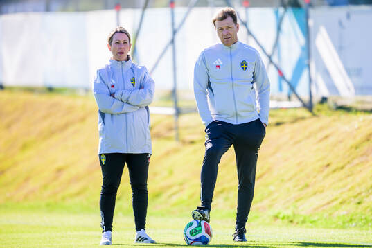 Psychologist Sara Hammer and Head coach Tony Gustavsson of