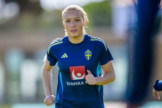Smilla Holmberg of the women's national football team of