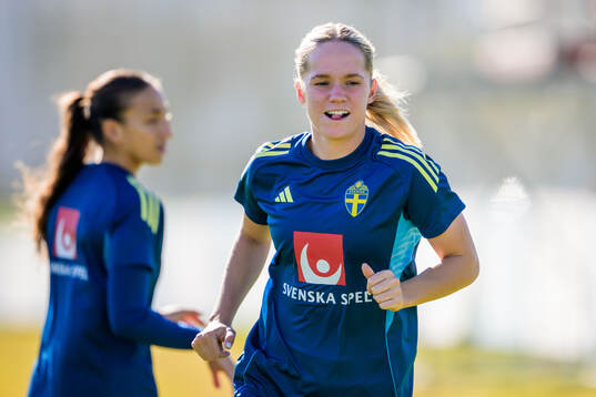 Hanna Lundkvist of the women's national football team of