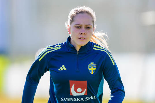 Alice Bergström of the women's national football team of
