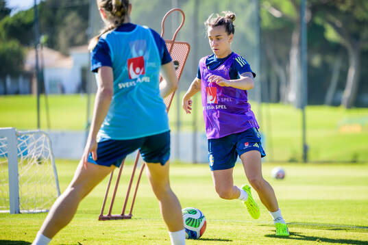 Julia Zigiotti Olme of the women's national football team