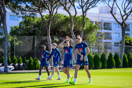 Monica Jusu Bah, Anna Sandberg, Julia Zigiotti Olme and