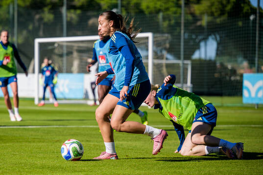 Rosa Kafaji of the women's national football team of Sweden