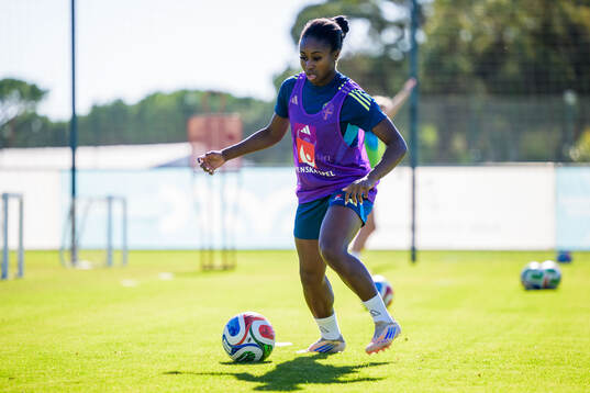 Monica Jusu Bah of the women's national football team of