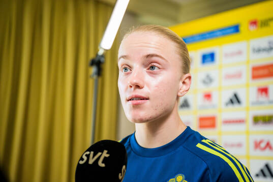 Anna Sandberg of the women's national football team of