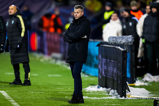 Head coach Kjetil Knutsen of Bodø/Glimt looks dejected