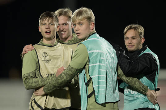 Adrian Svanbäck, Olle Samuelsson, Isak Brusberg and Pontus