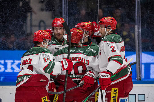 Modos Emil Larsson jublar