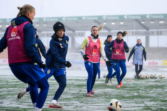 Bea Sprung of the Swedish women's under-23 national team at