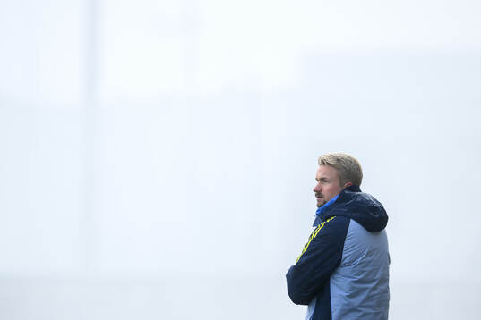 Head coach Pierre Fondin of the Swedish women's under-23