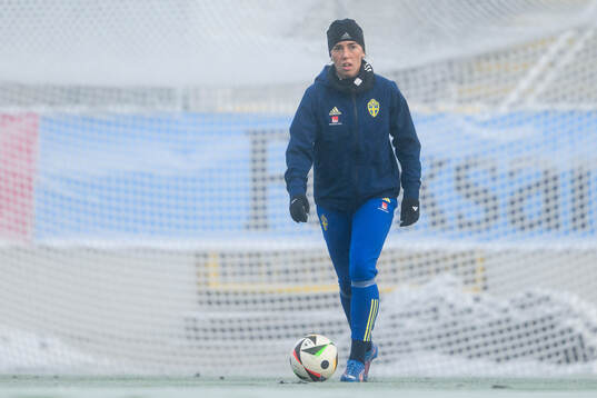 Athinna Persson Lundgren of the Swedish women's under-23