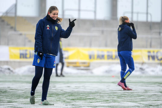 Sofia Reidy of the Swedish women's under-23 national team