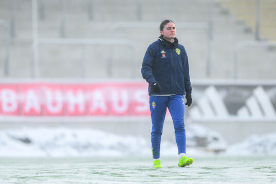 Hanna Wijk of the Swedish women's under-23 national team at