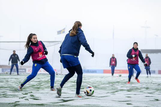 Lucia Duras of the Swedish women's under-23 national team