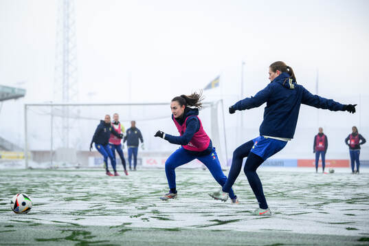 Lucia Duras of the Swedish women's under-23 national team