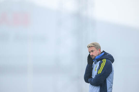 Head coach Pierre Fondin of the Swedish women's under-23