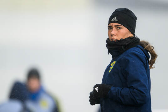 Athinna Persson Lundgren of the Swedish women's under-23