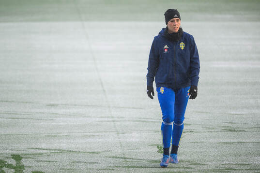 Athinna Persson Lundgren of the Swedish women's under-23