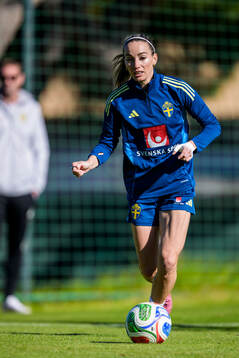 Kosovare Asllani of the women's national football team of