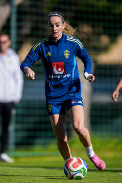 Kosovare Asllani of the women's national football team of