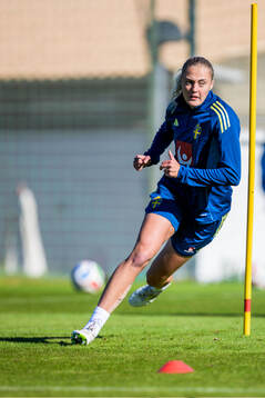 Elma Junttila Nelhage of the women's national football team
