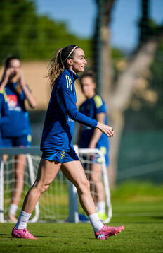 Kosovare Asllani of the women's national football team of