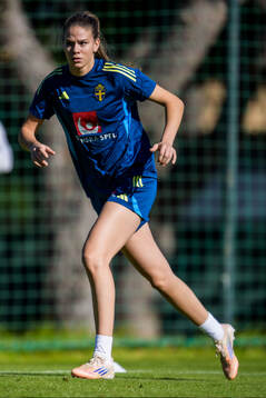 Bella Andersson of the women's national football team of
