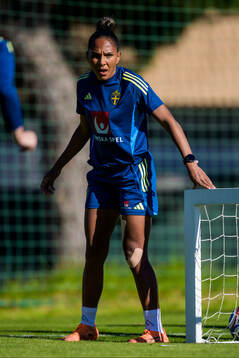 Madelen Janogy of the women's national football team of
