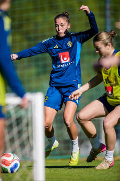 Filippa Angeldahl of the women's national football team of