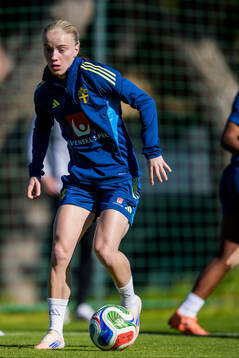 Anna Sandberg of the women's national football team of