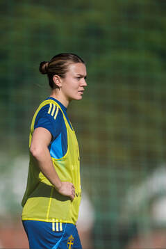 Beata Olsson of the women's national football team of