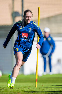 Alice Bergström of the women's national football team of