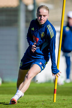 Anna Sandberg of the women's national football team of
