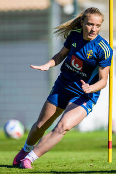 Smilla Holmberg of the women's national football team of