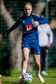 Anna Sandberg of the women's national football team of