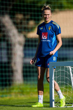 Fridolina Rolfö of the women's national football team of
