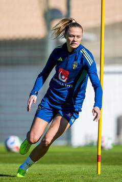 Fridolina Rolfö of the women's national football team of
