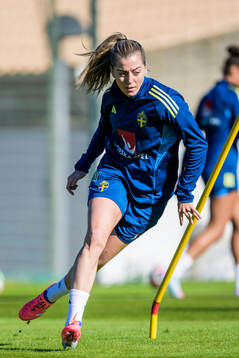 Linda Sembrant of the women's national football team of