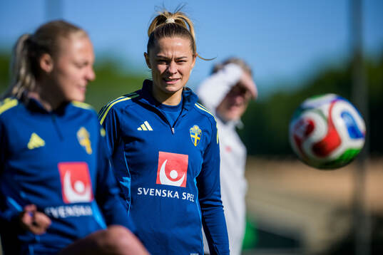 Fridolina Rolfö of the women's national football team of
