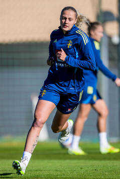 Elma Junttila Nelhage of the women's national football team