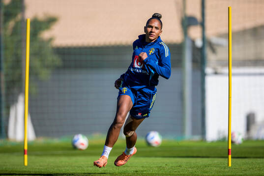 Madelen Janogy of the women's national football team of