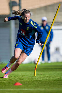 Linda Sembrant of the women's national football team of