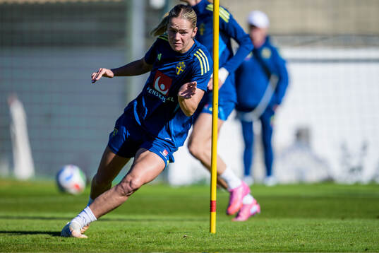 Hanna Lundkvist of the women's national football team of