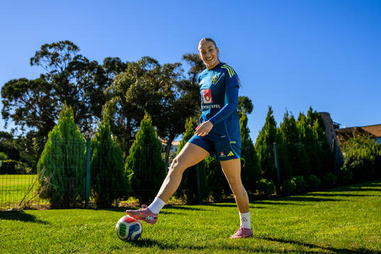 Rosa Kafaji of the women's national football team of Sweden