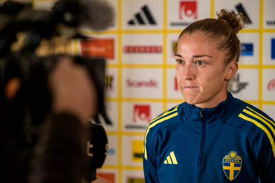 Filippa Angeldahl of the women's national football team of